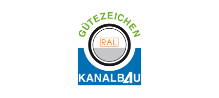 Gütezeichen RAL Kanalbau - Logo